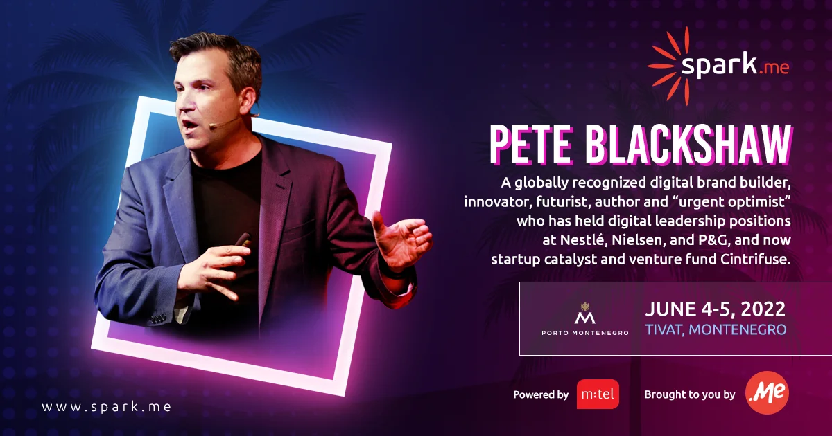 Pit Bleško, digitalni lider u kompanijama Nestlé, Nielsen i Procter & Gamble, je novi govornik na konferenciji Spark.me