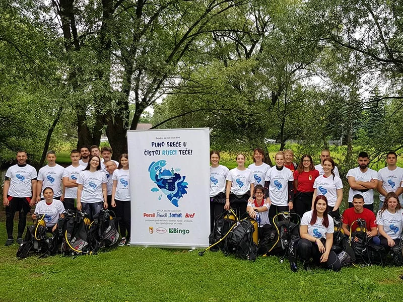 Čišćenjem rijeke Bosne završen projekt “Zajedno za čiste vode BiH”