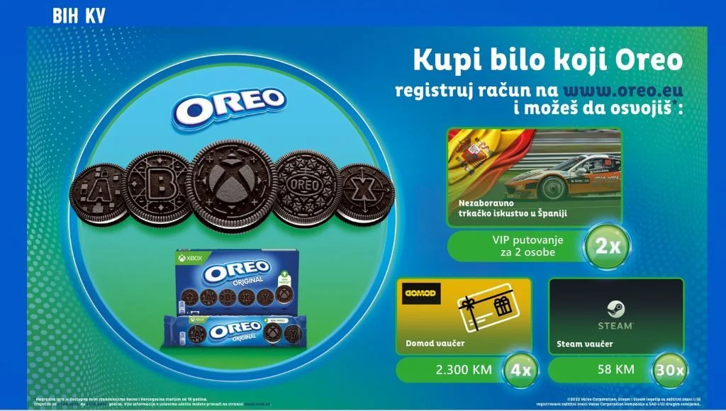 Xbox i OREO: Specijalna serija keksa i sjajne nagrade