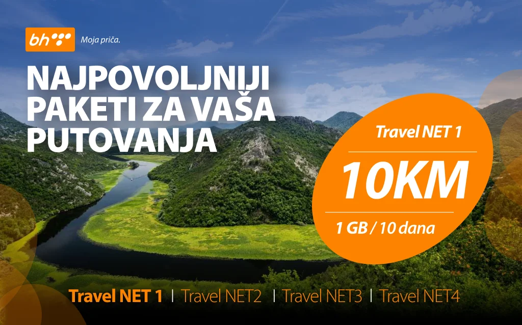 BH Telecom: Saznajte kako pravilno odabrati paket za korištenje mobilnog interneta u inostranstvu