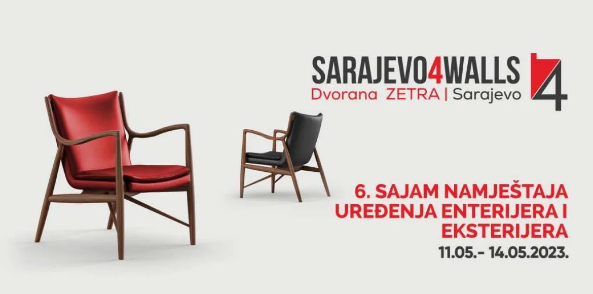 Danas počinje 6. Međunarodni sajam namještaja 'SARAJEVO4WALLS', učešće više od 60 izlagača