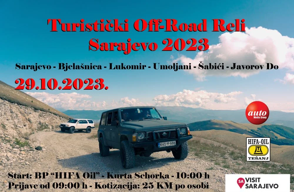 Turistički Off-Road Reli - Sarajevo 2023