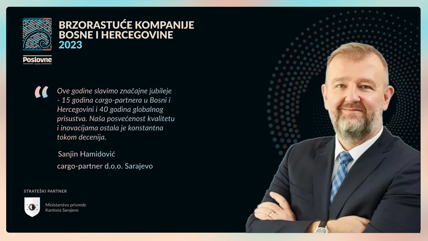 cargo-partner proslavlja 15 godina uspješnog poslovanja u BiH