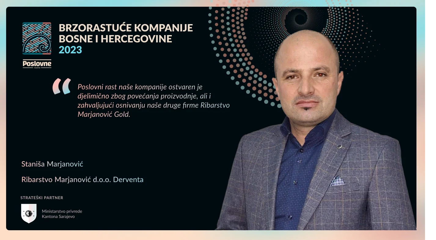 Ribarstvo Marjanović iz Dervente: Uskoro prvi izvoz žive ribe u zadnjih 10 godina iz BiH