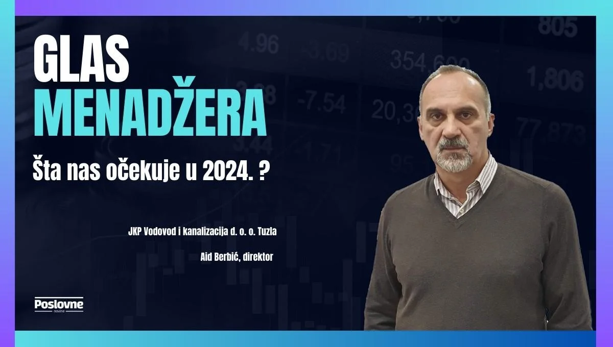 Aid Berbić: JKP VIK d.o.o. Tuzla pušta u rad nove cjevovode u 2024. godini