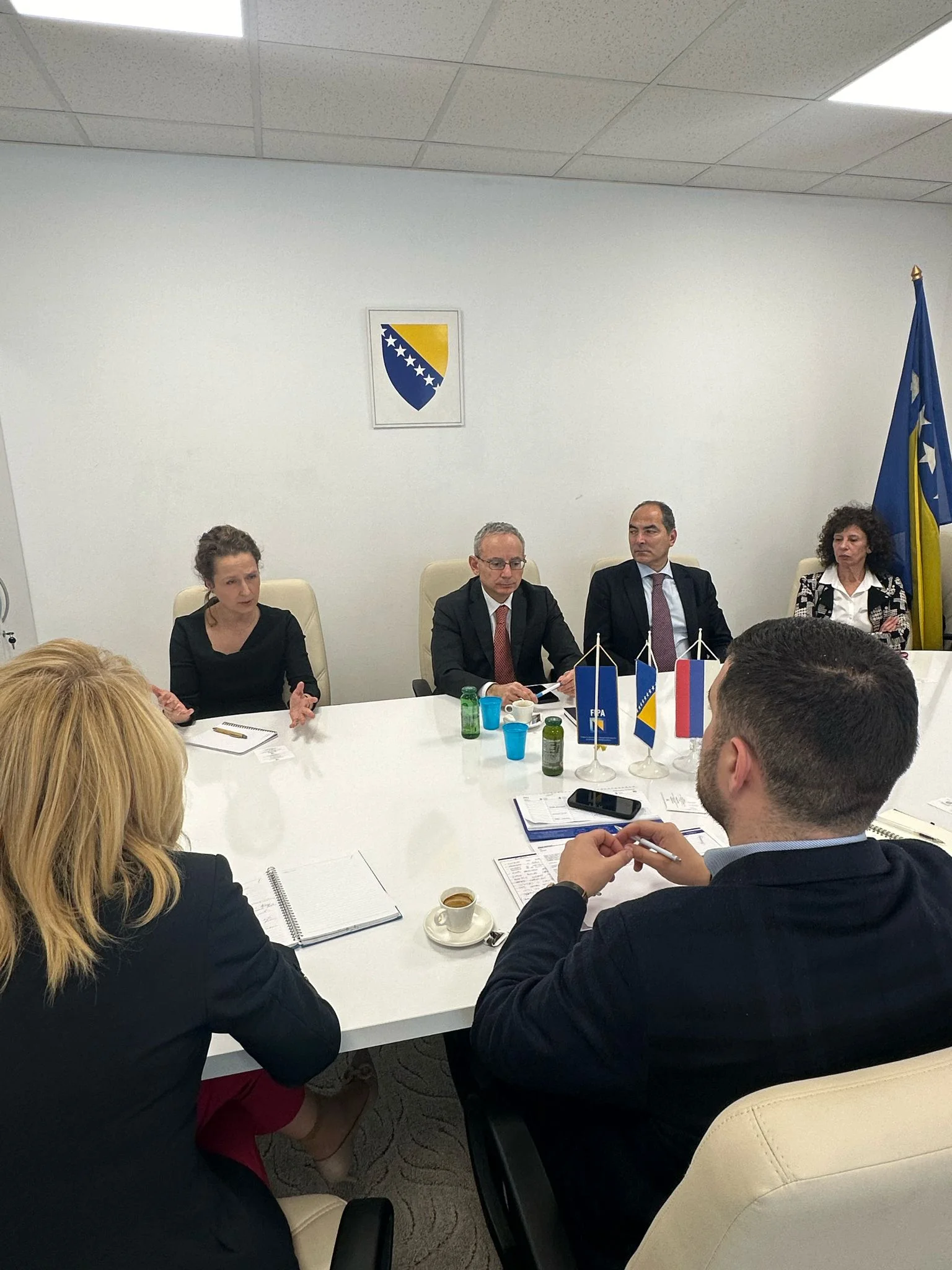 V.d. direktora FIPA-e na sastanku s ambasadorom Italije u Bosni i Hercegovini