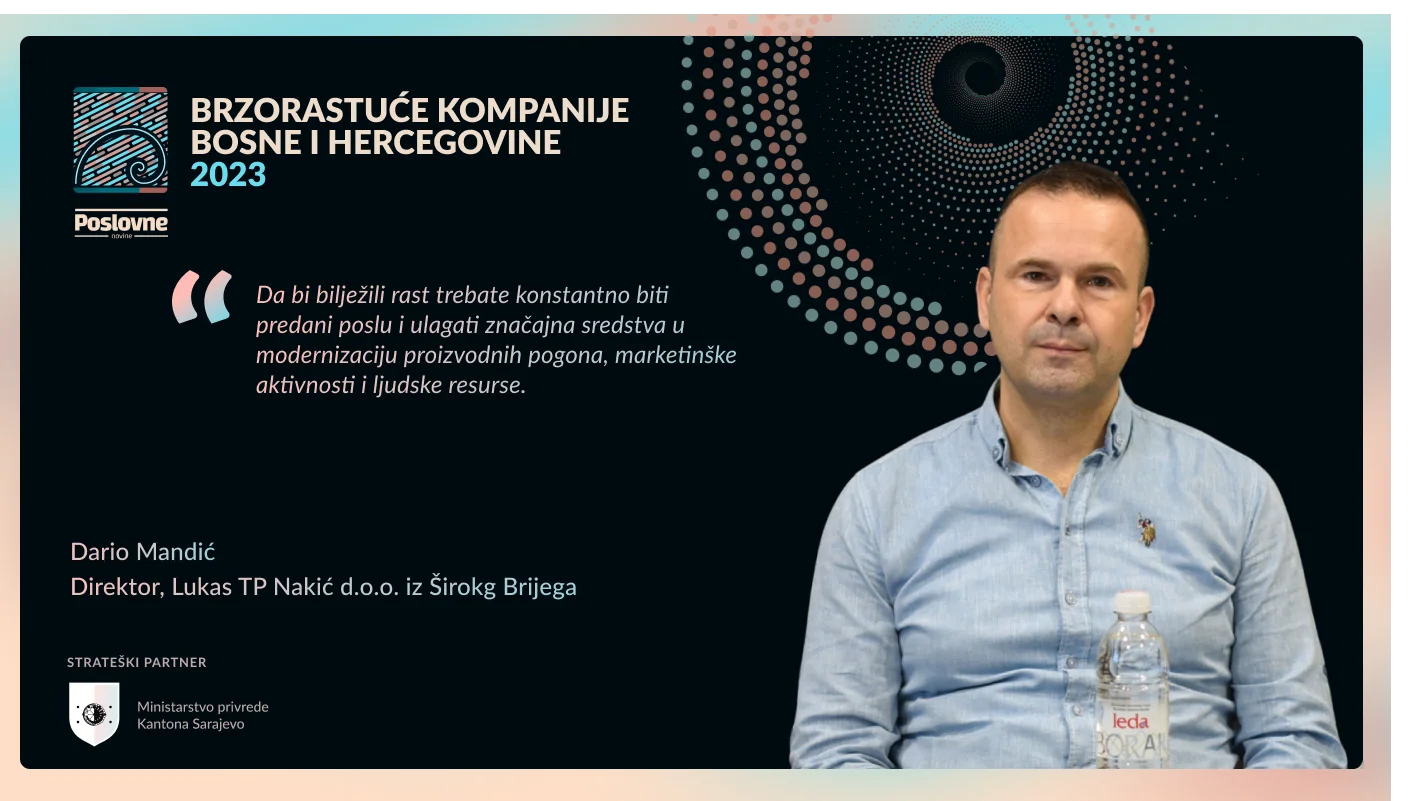 Dario Mandić: Svjetsko priznanje za vrhunski kvalitet “Leda vode”- Grand Gold Quality Award