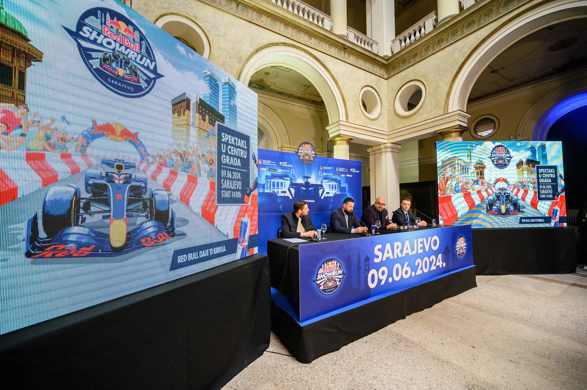Sarajevo centar svijeta 9. juna- svjetski spektakl s Red Bull Racing F1 bolidom