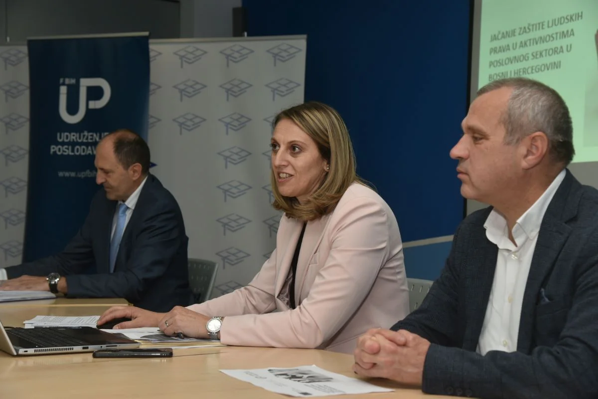 Predstavljen projekat „Jačanje zaštite ljudskih prava u aktivnostima poslovnog sektora u BiH“ kojeg provode UPFBiH i UPRS