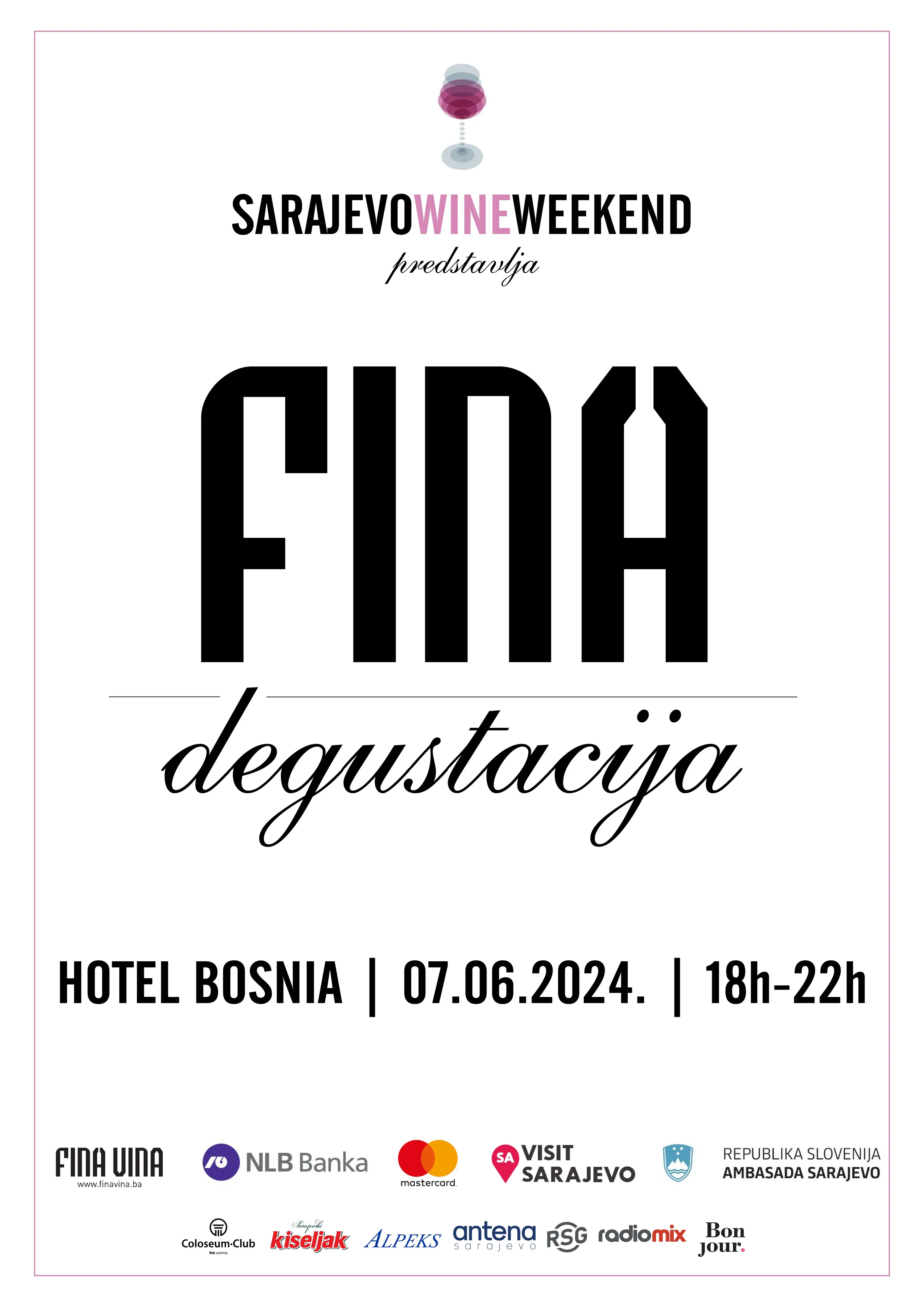Proljetno izdanje festivala Sarajevo Wine Weekend