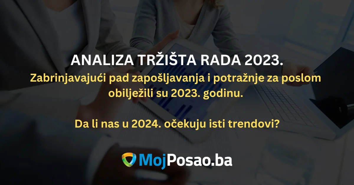 Zabrinjavajući pad zapošljavanja i potražnje za poslom obilježili su 2023. godinu. Da li nas u 2024. očekuju isti trendovi?