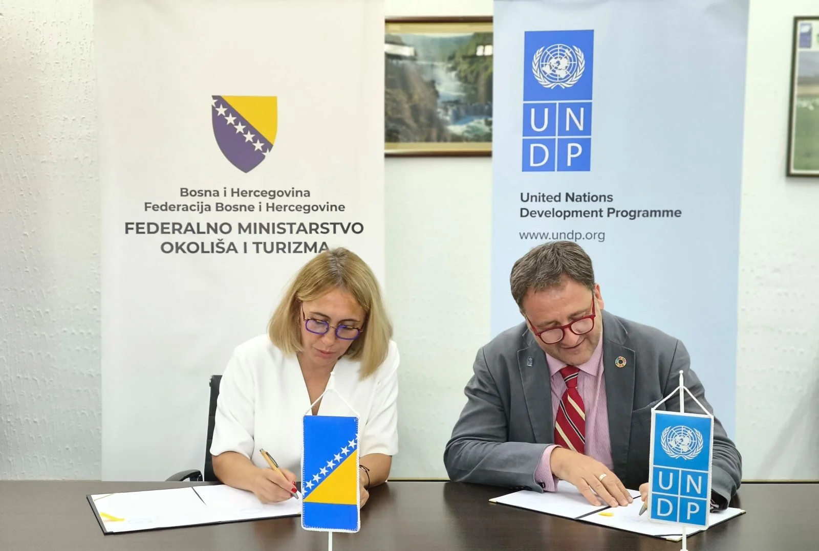 Ministrica Pozder potpisala sporazum s UNDP-em: Više od 1,1 milion KM za zelenu tranziciju