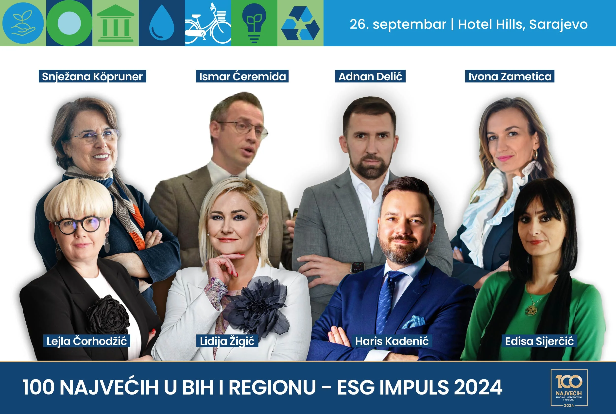 „100 najvećih“: Panelisti konferencije ESG Impuls 2024 donose važne uvide o standardima održivosti