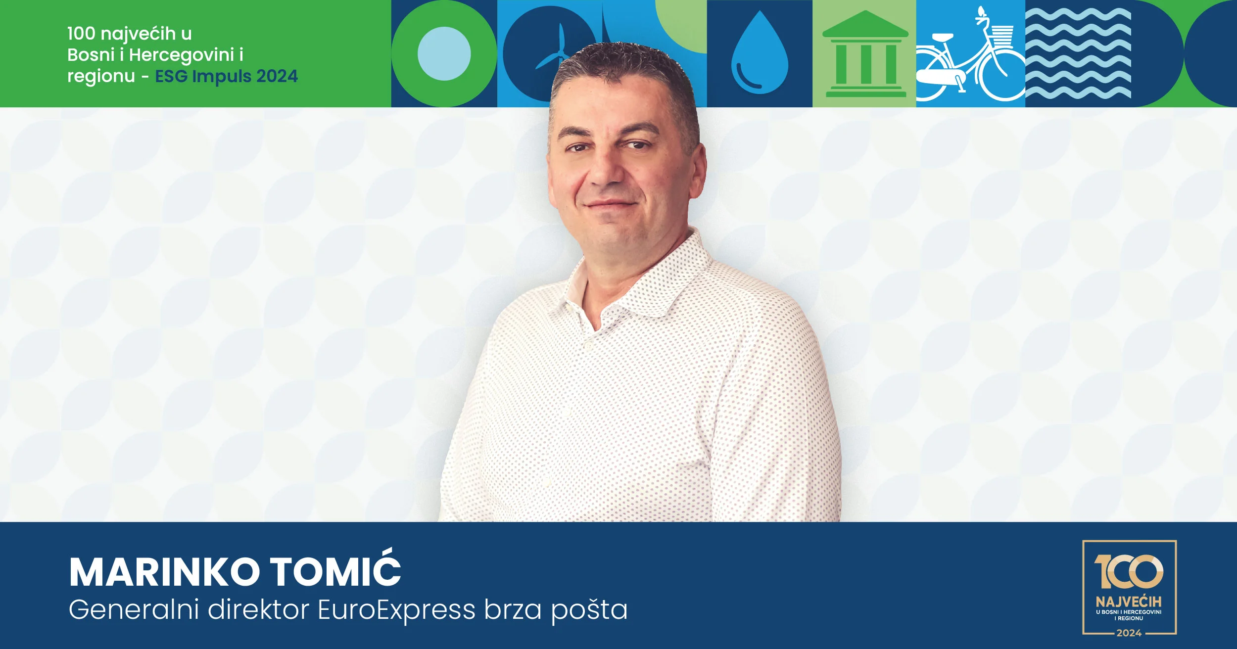 Marinko Tomić, generalni direktor: EuroExpress brza pošta nastavlja pomjerati granice u kurirskoj djelatnosti