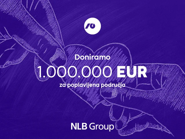 NLB Grupa donira milion eura za ublažavanje posljedica razornih poplava u BiH