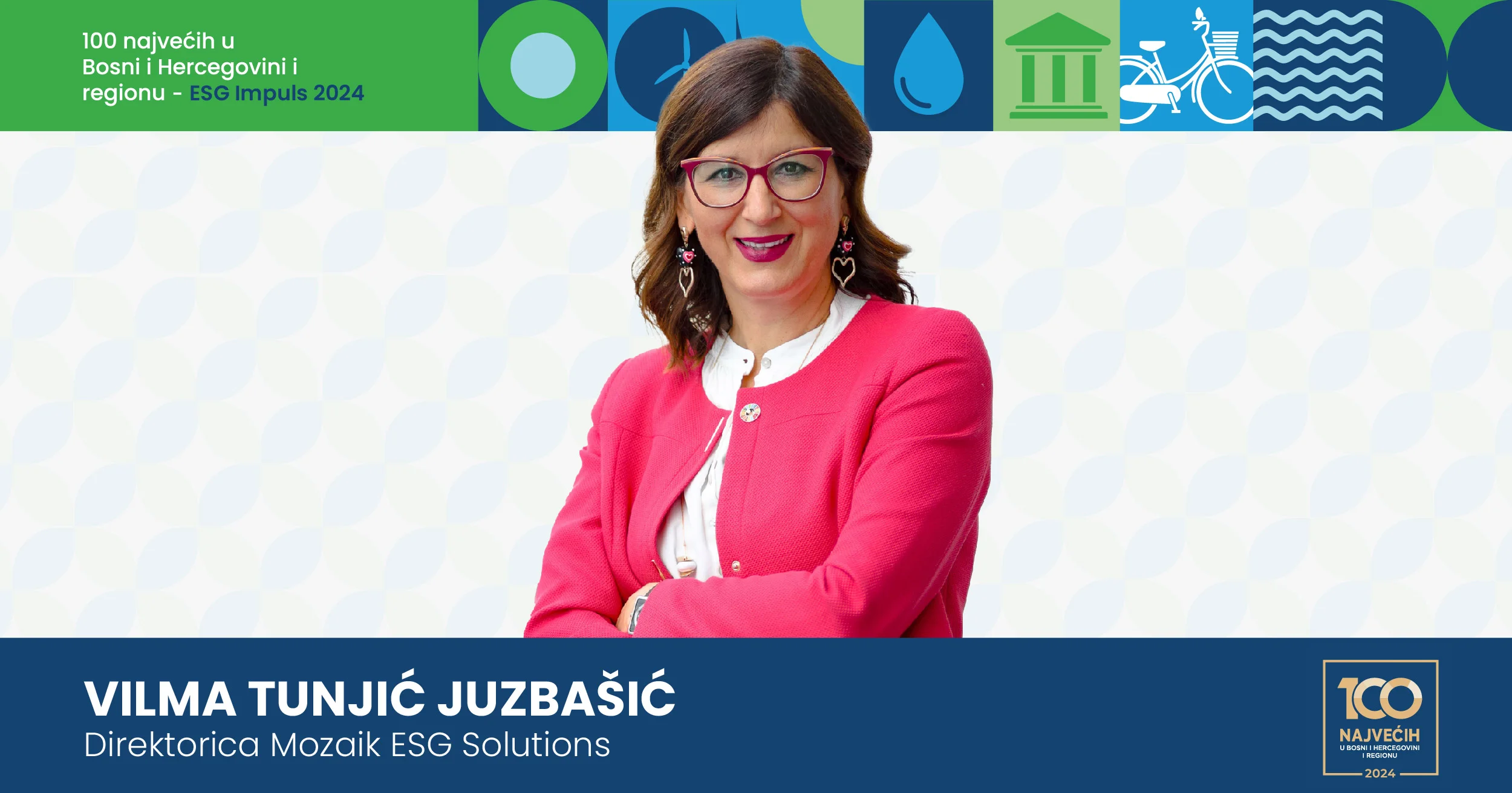 Vilma Tunjić Juzbašić, direktorica Mozaik ESG Solutions: Posvećeni smo podršci bh. kompanijama u tranziciji ka održivom poslovanju