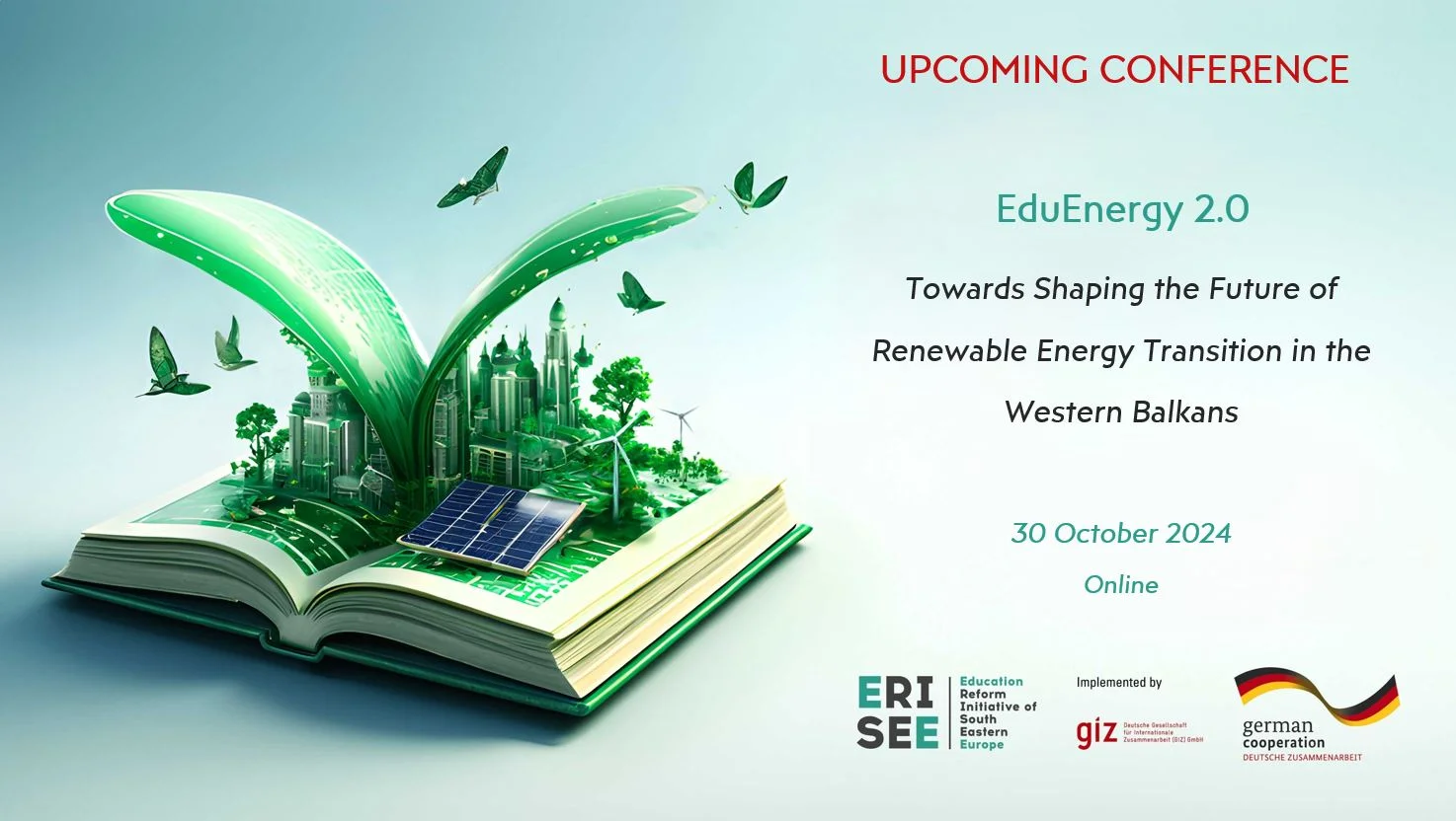 EduEnergy online Konferencija: EduEnergy 2.0 – Oblikovanje budućnosti energetske tranzicije u obnovljive izvore energije na Zapadnom Balkanu