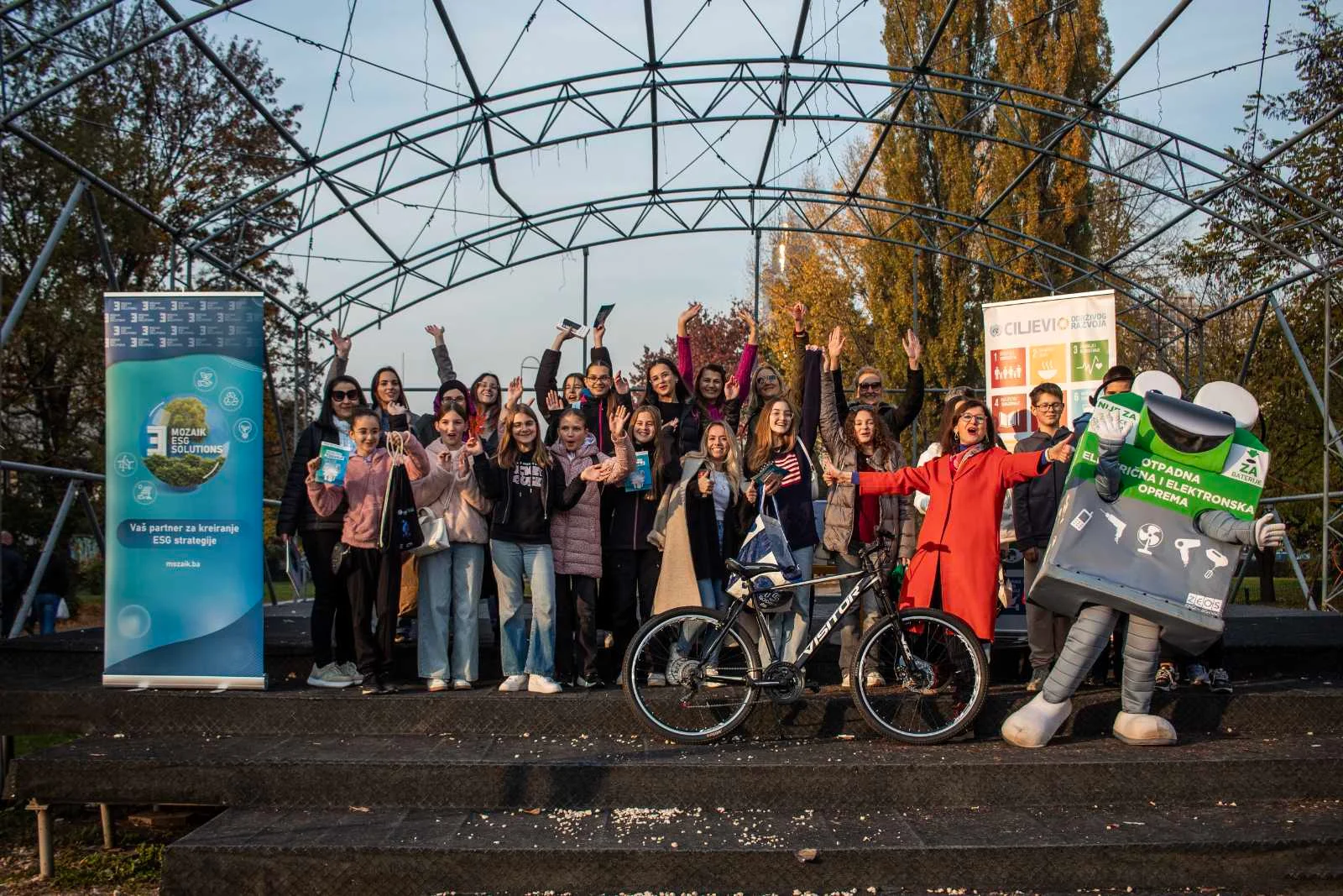 Mozaik ESG Solutions uspješno realizovao akciju reciklaže u Sarajevu tijekom Sedmice održivog razvoja