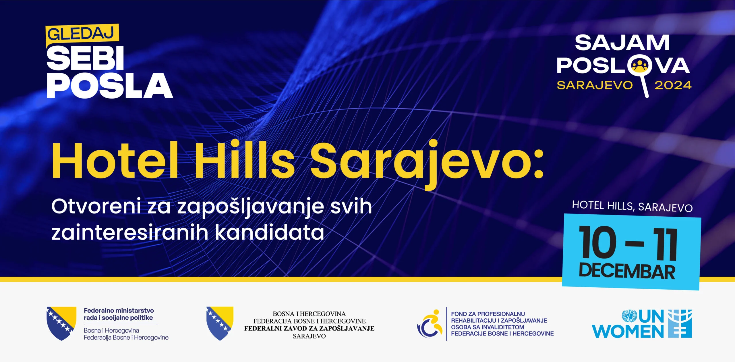 Hotel Hills Sarajevo: Otvoreni za zapošljavanje svih zainteresiranih kandidata