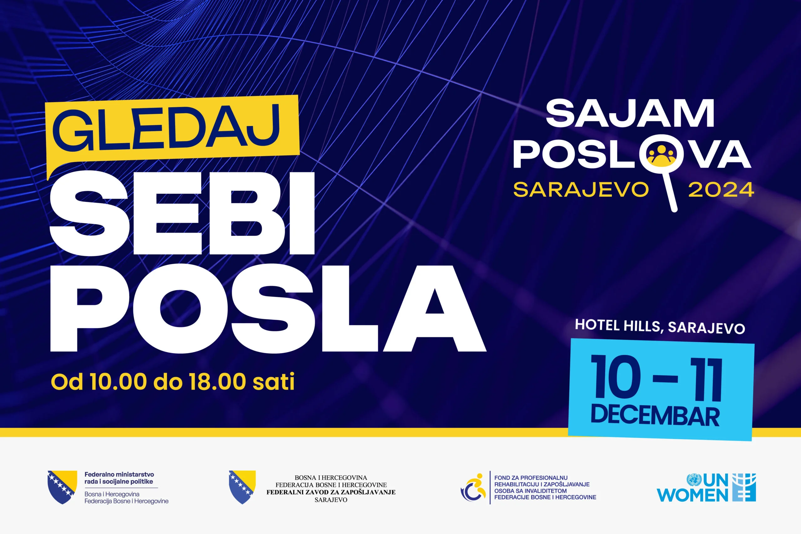 Sutra počinje najveći Sajam poslova “Gledaj sebi posla”