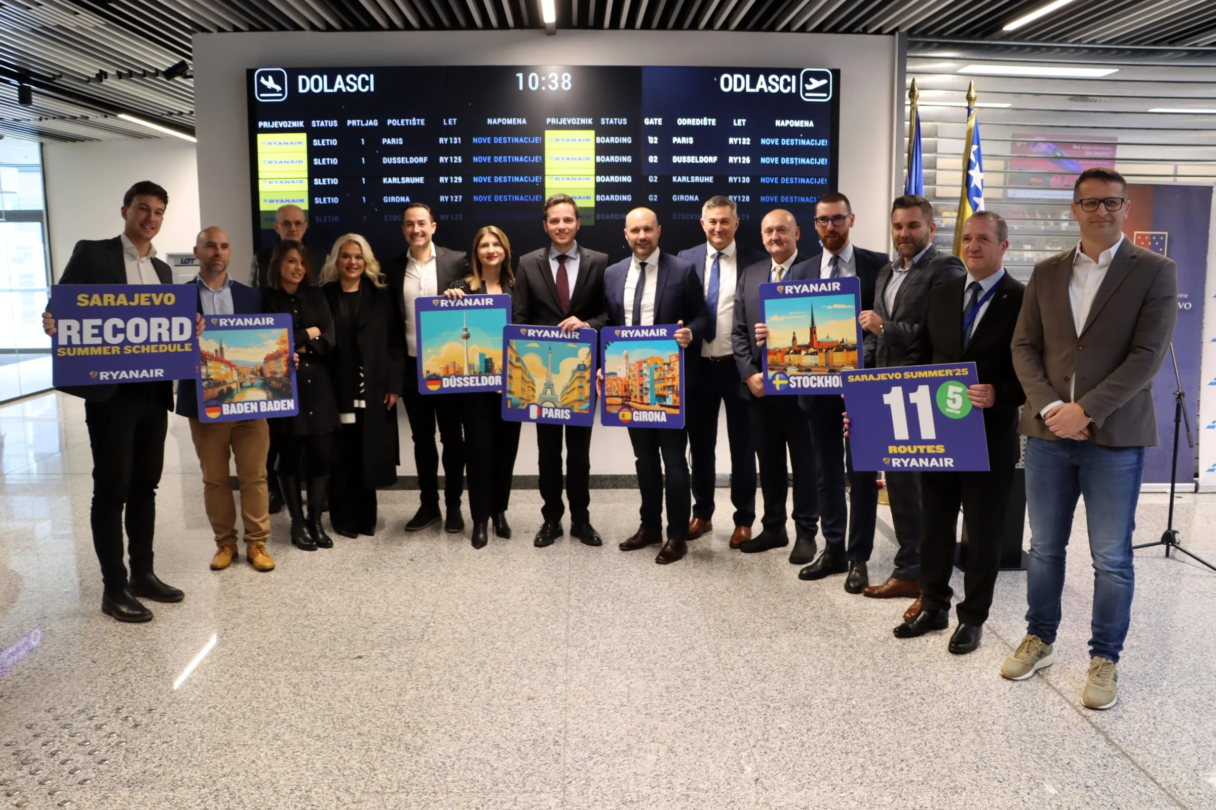 Ryanair udvostručuje saobraćaj u Sarajevu za ljeto 2025.