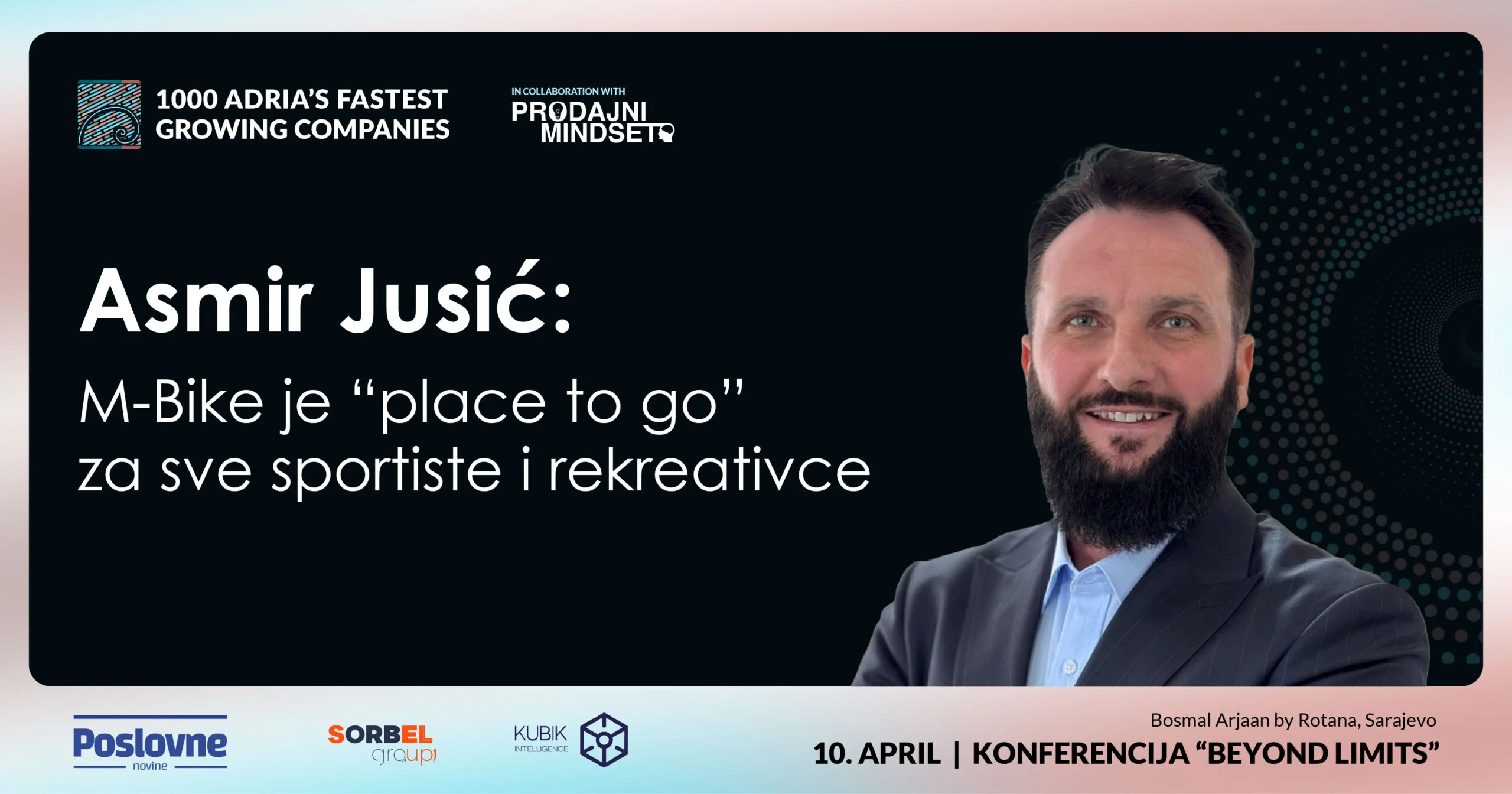 Asmir Jusić: M-Bike je "place to go" za sve sportiste i rekreativce