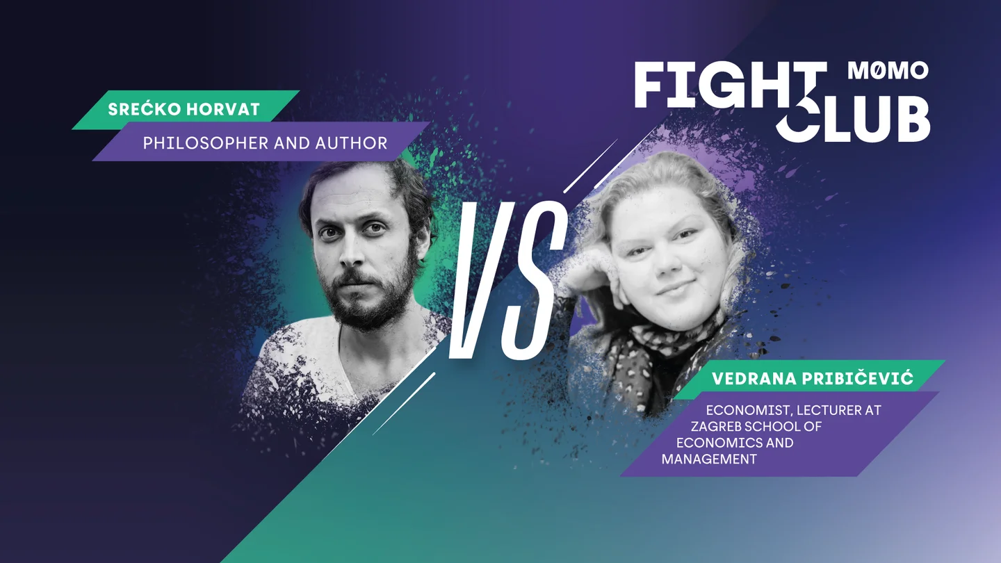 Money Motion 2025: Vedrana Pribičević i Srećko Horvat u epskoj debati o slobodnom tržištu, tehnologiji i geopolitici