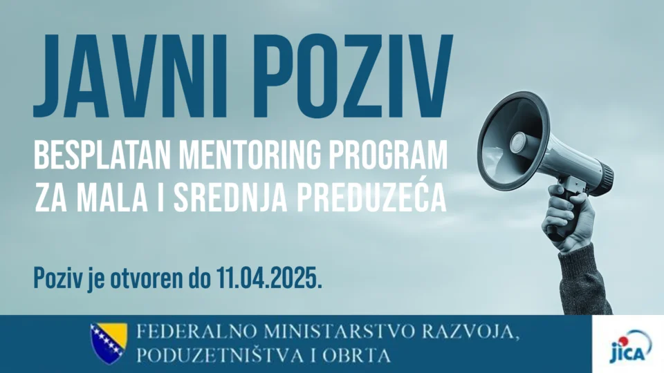 Osigurani novi poticaji i mentoring usluge za privrednike u Federaciji BiH