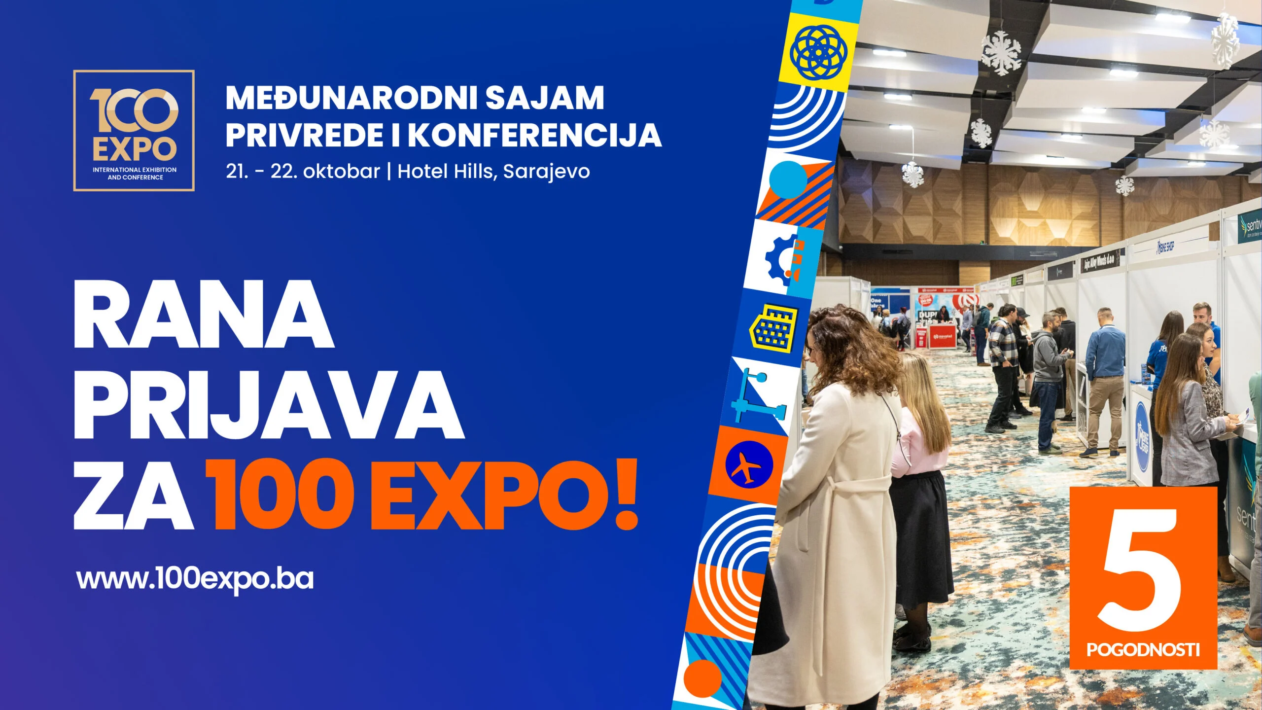 RANA PRIJAVA ZA 100 EXPO: Vaša prilika za maksimalnu vidljivost i širenje mreže kontakata