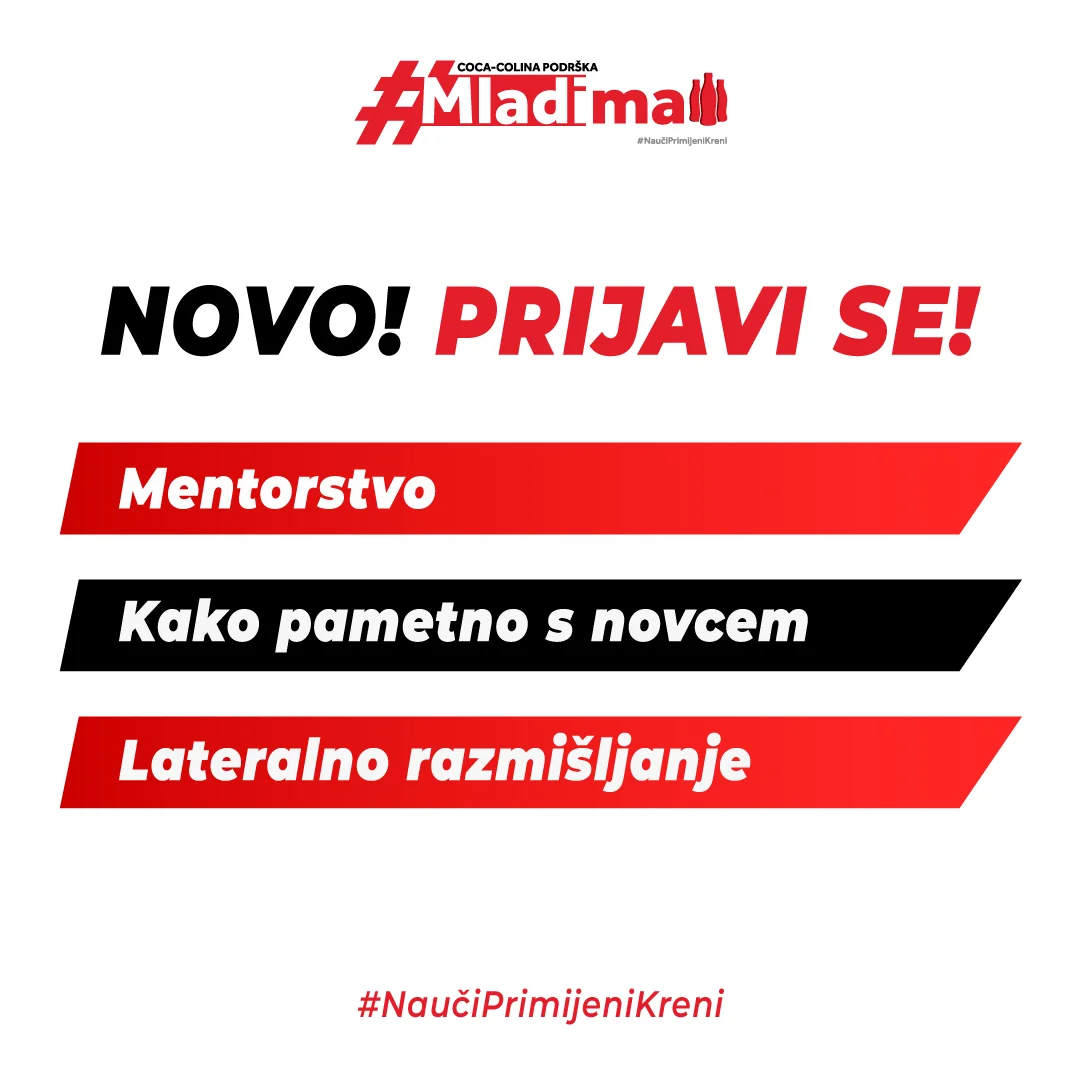 Nova Coca-Colina podrška mladima u BiH 2025: Inicijativa za oblikovanje vaše budućnosti