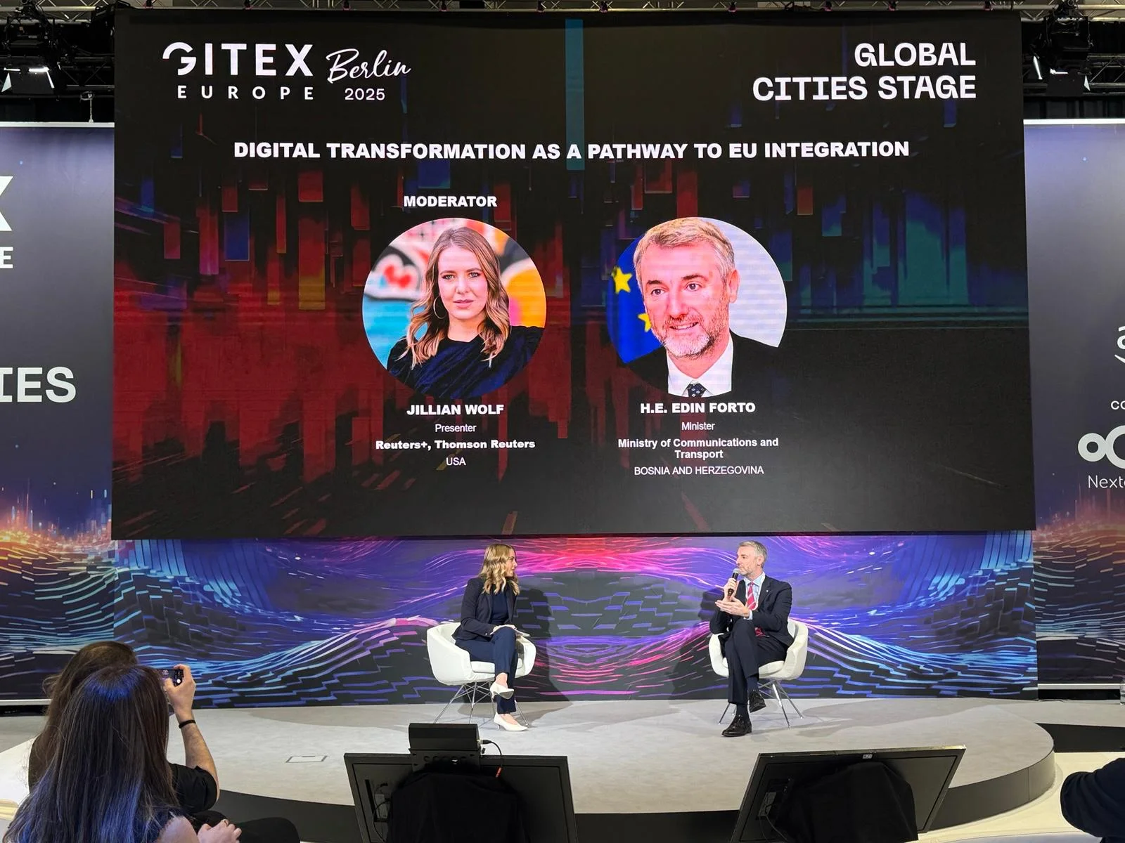 Ministar Forto predstavio bh. tehnološki sektor na sajmu GITEX Europe 2025