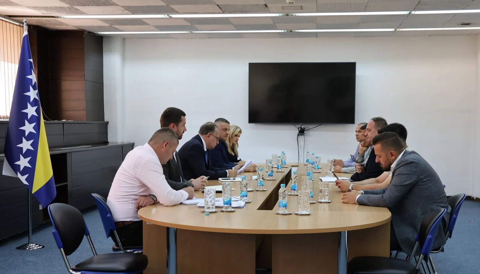 Premijer Nikšić i ministar Mijatović razgovarali sa predstavnicima Konzorcijuma „Logistika BiH“