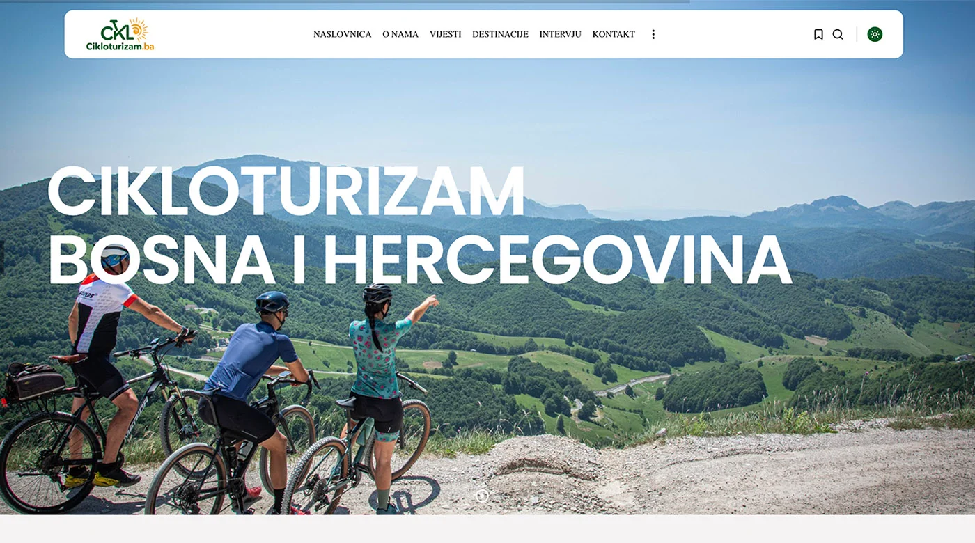 Pokrenut prvi portal za vijesti iz svijeta cikloturizma u BiH – cikloturizam.ba