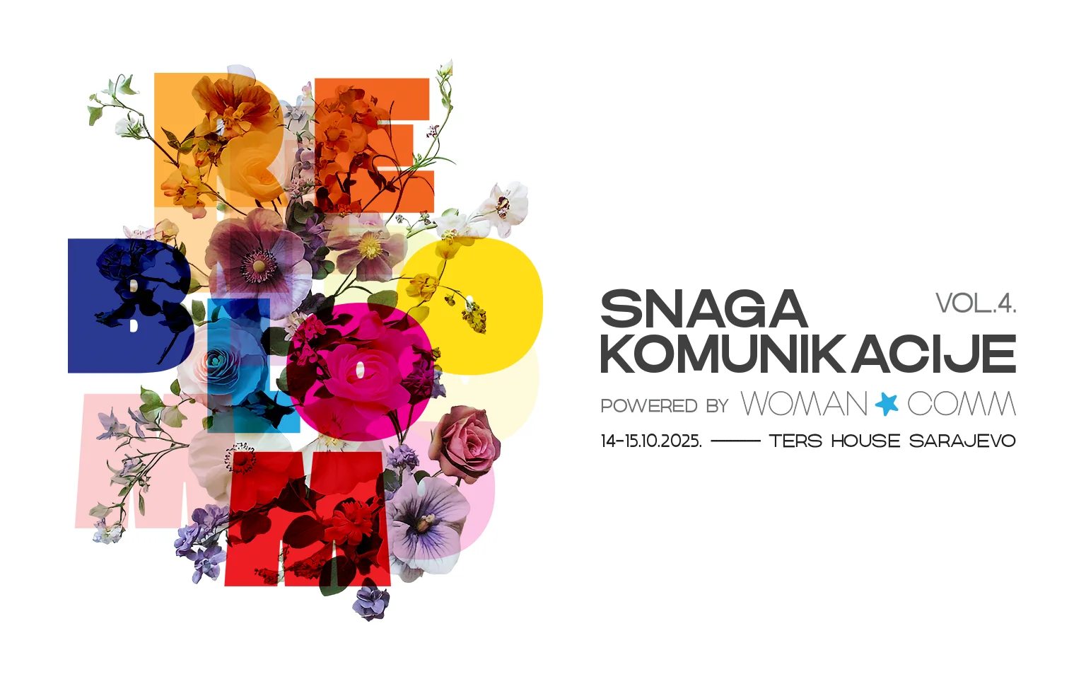 Snaga Komunikacije IV – REBLOOM: Sarajevo u oktobru postaje centar regionalne komunikacijske scene