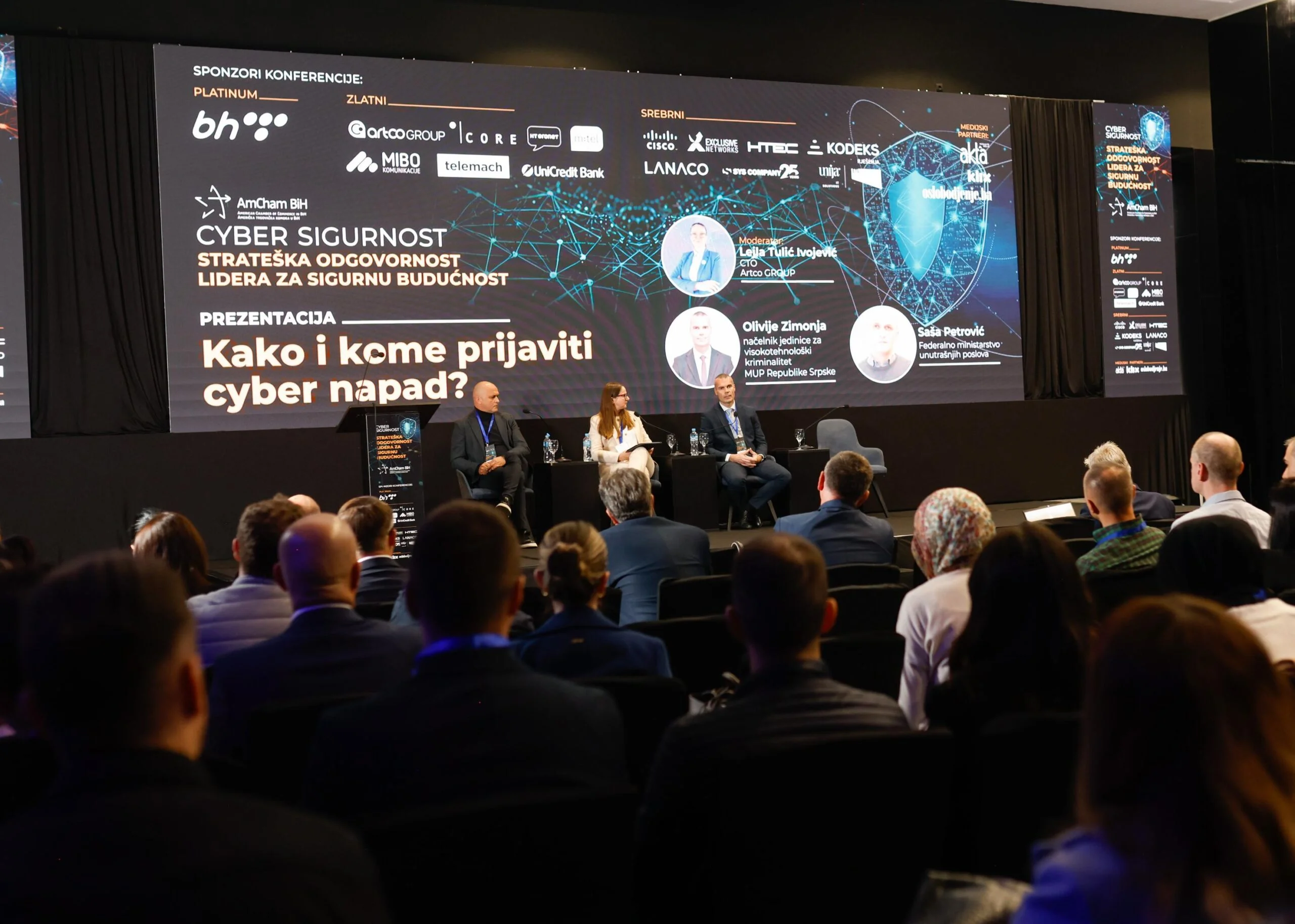 Lideri i stručnjaci na petoj AmCham BiH konferenciji “Cyber Sigurnost: Strateška odgovornost lidera za sigurnu budućnost”