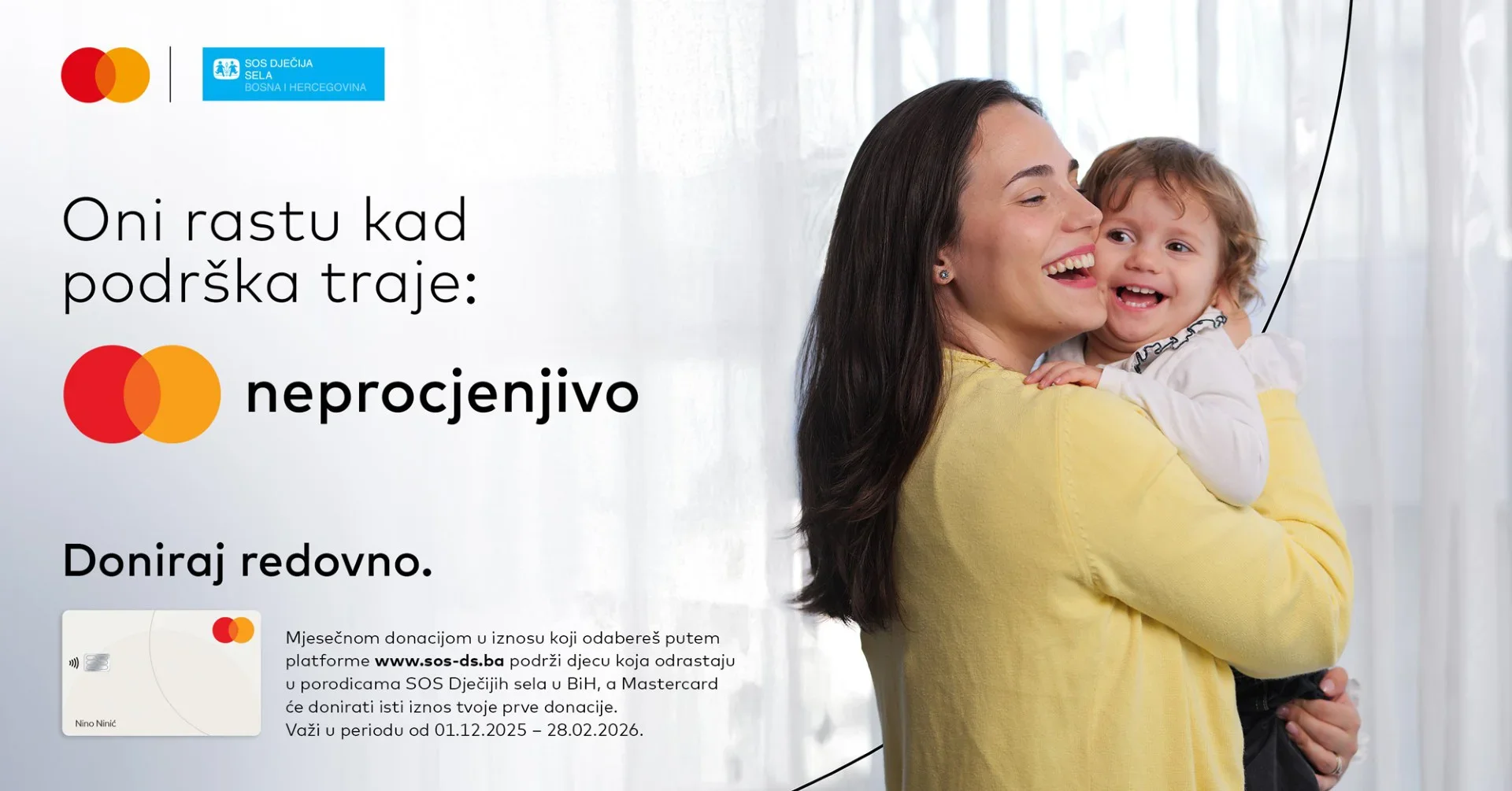 Sve više donatora za djecu: Pet godina rasta SOS Dječijih sela u BiH