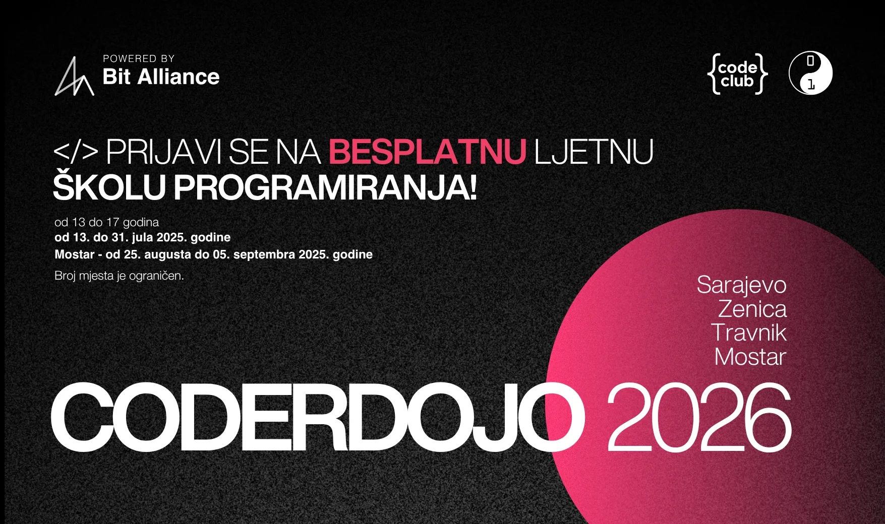 CoderDojo se vraća u BiH i ovog ljeta: Otvorene prijave za besplatnu školu programiranja za djecu i mlade