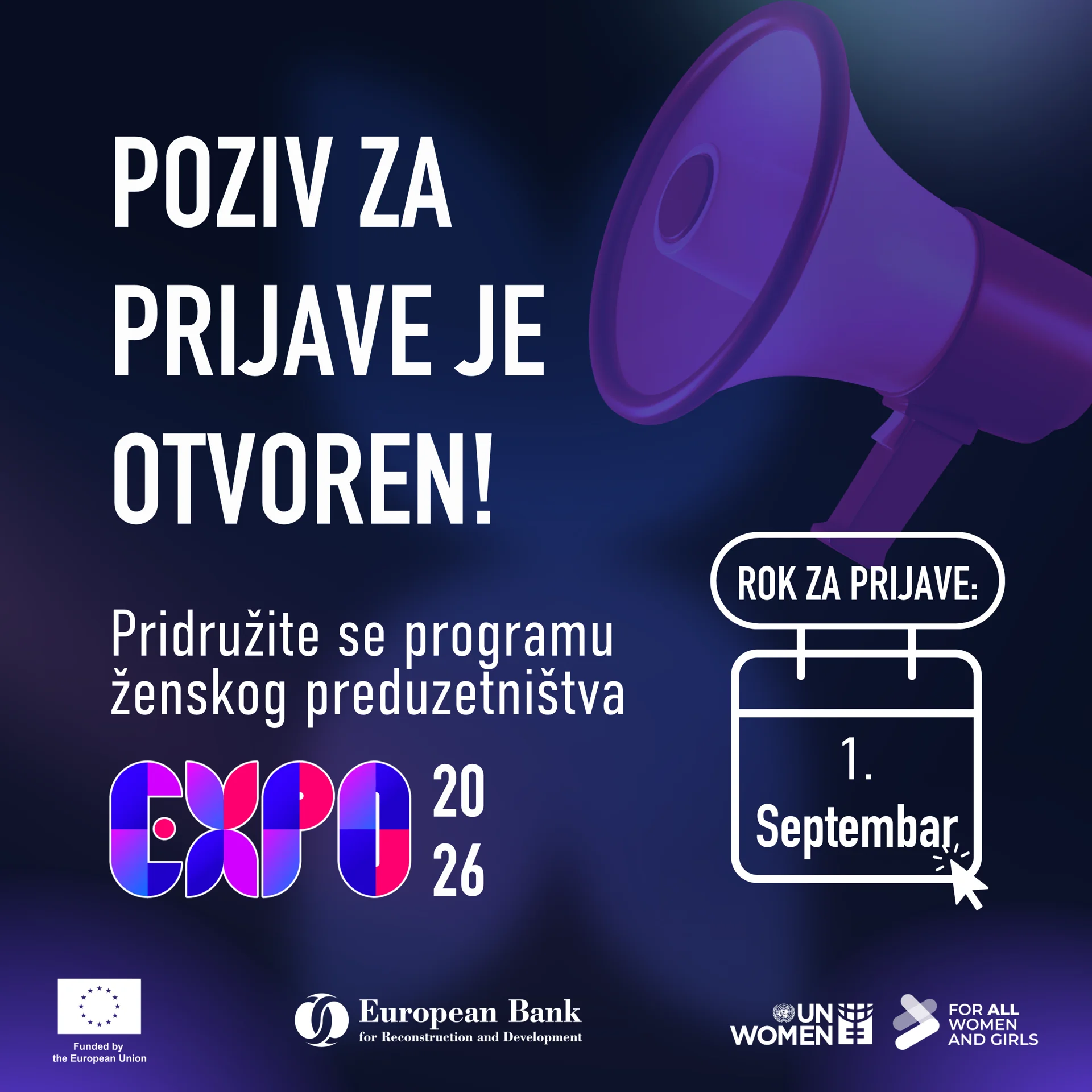 Otvorene prijave za UN Women EXPO 2026/2027: Prilika za preduzetnice iz Bosne i Hercegovine