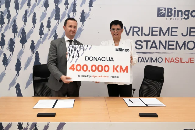 Počeli radovi na izgradnji prve sigurne kuće u Istočnoj Hercegovini Bingo Group donirala 400.000 KM