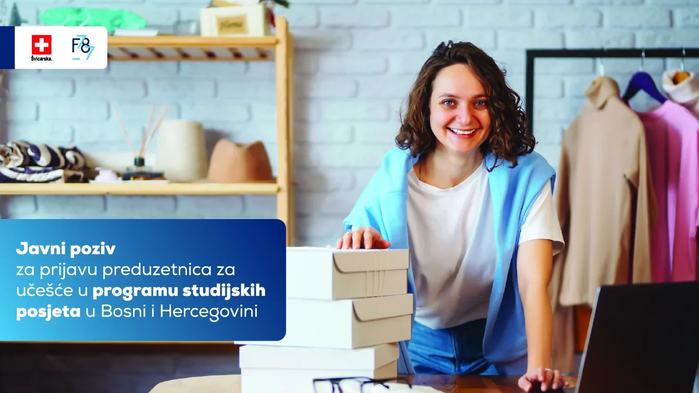 Javni poziv Fondacije 787 za prijavu preduzetnica za učešće u programu studijske posjete u Bosni i Hercegovini