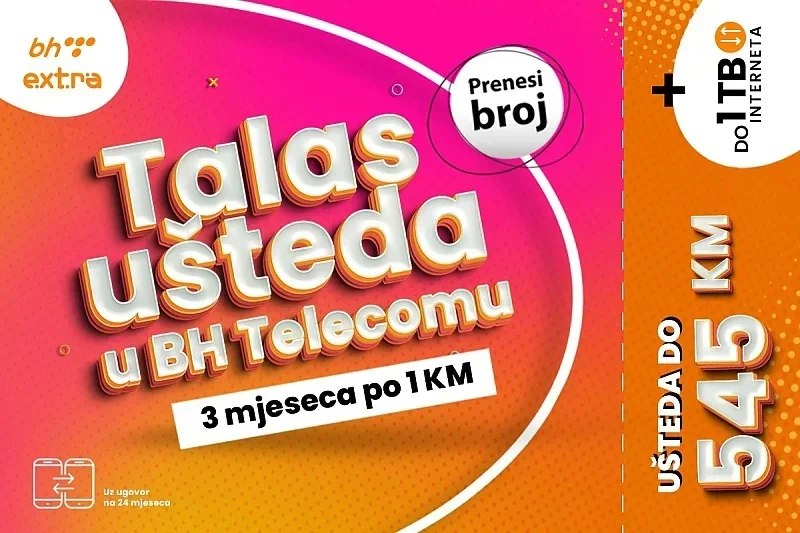 "Talas ušteda" uz BH Telecom donosi više interneta i vrijedne pogodnosti za korisnike