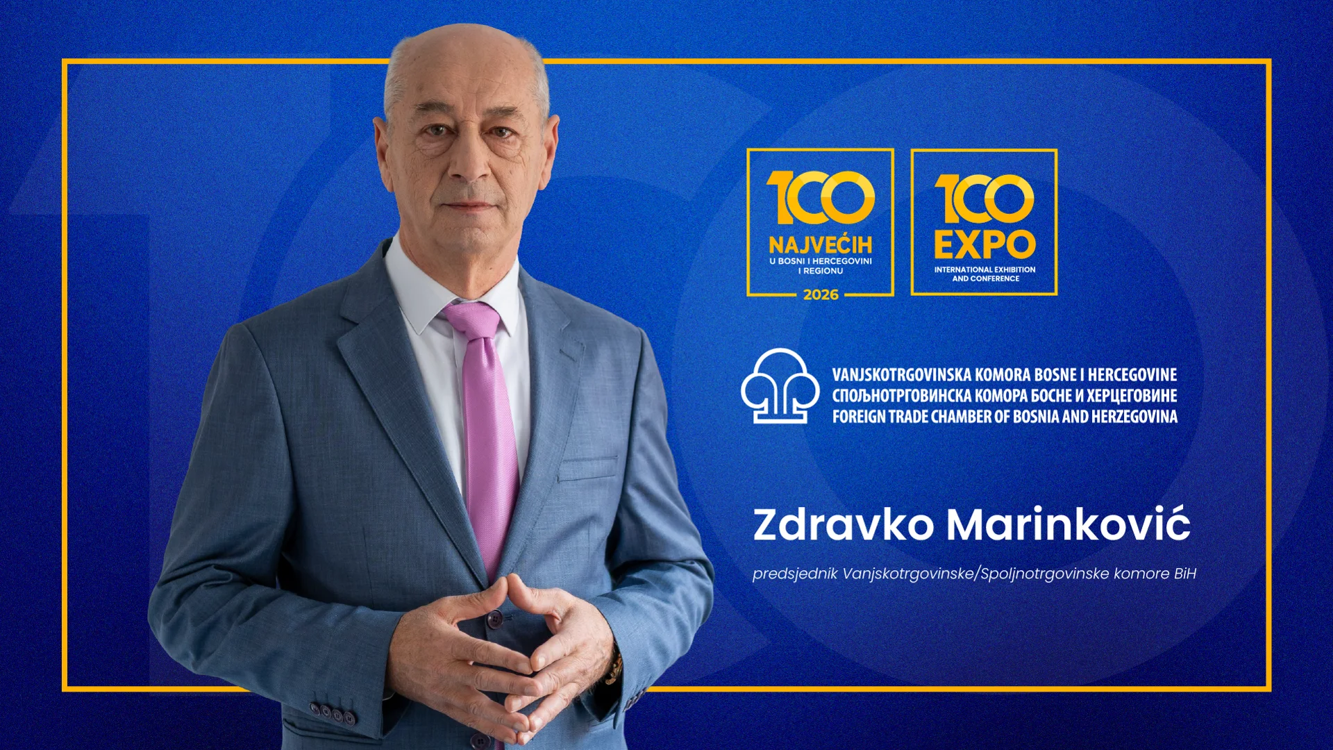 Zdravko Marinković, VKT BiH: Gradimo sistem koji štiti domaće izvoznike i otvara im vrata svjetskih tržišta