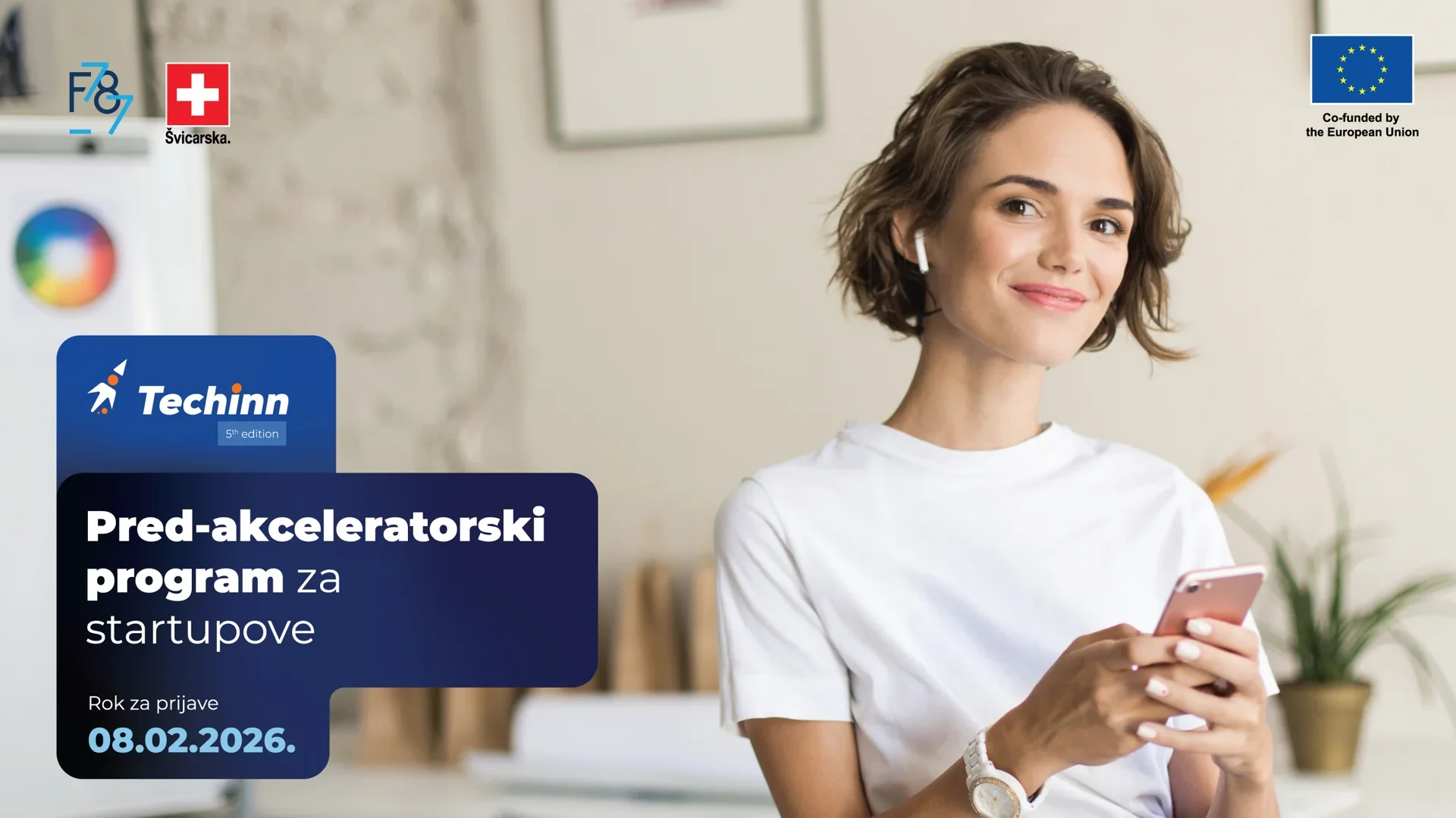 Otvorene prijave za peto izdanje TechInn programa: Ako imaš tech ideju, ali ne i jasan biznis put, TechInn je program za tebe!