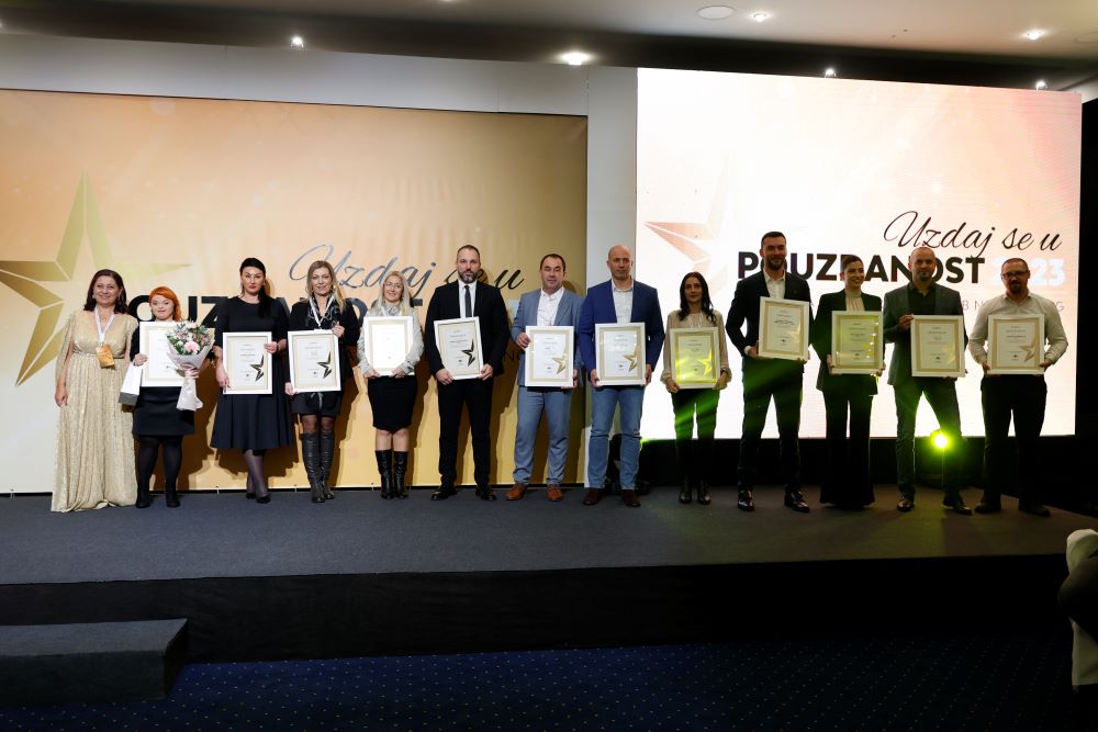 Na konferenciji "Pouzdanost 2023/24" dodijeljena priznanja najboljim kompanijama - Poslovne novine